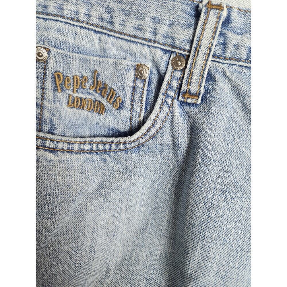Pepe Men's Jeans London sz 34×34* see measurement pics straight light wash - Picture 2 of 11